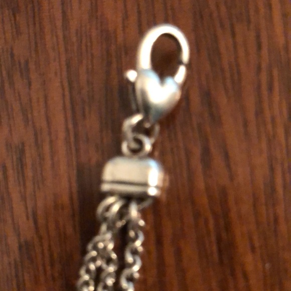 Brighton SLIDING HEARTS retired bracelet Swarovski crystals - Picture 8 of 12